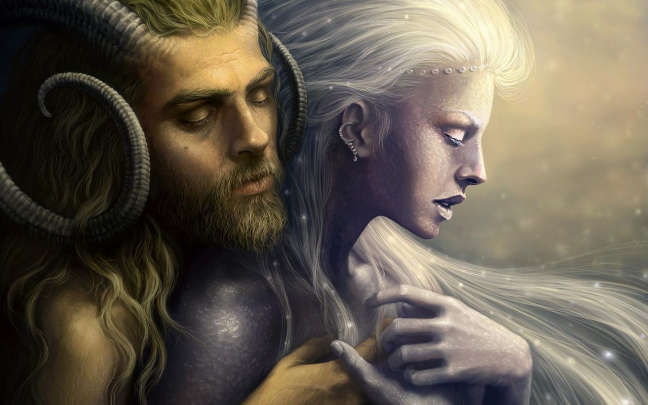 Сатир и дух воды