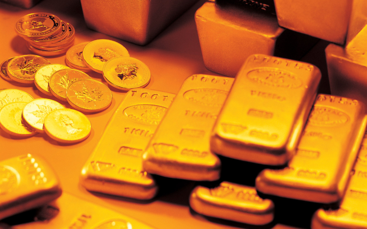 Слитки и монеты