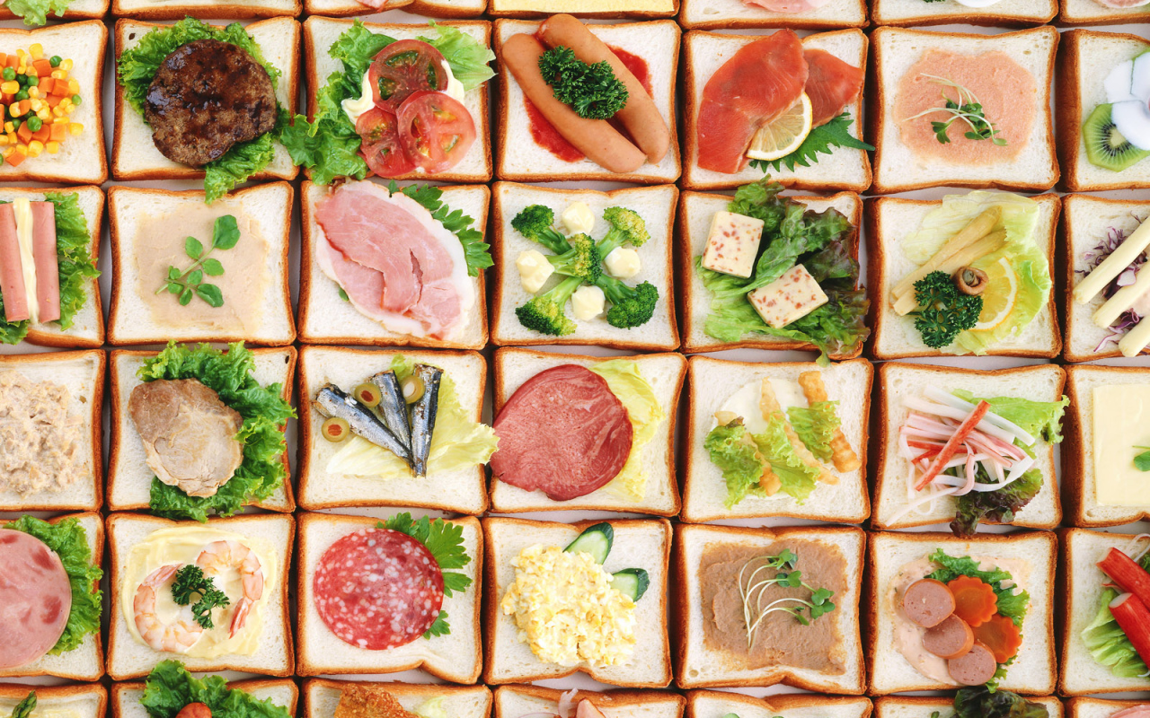 Бутерброды ассорти