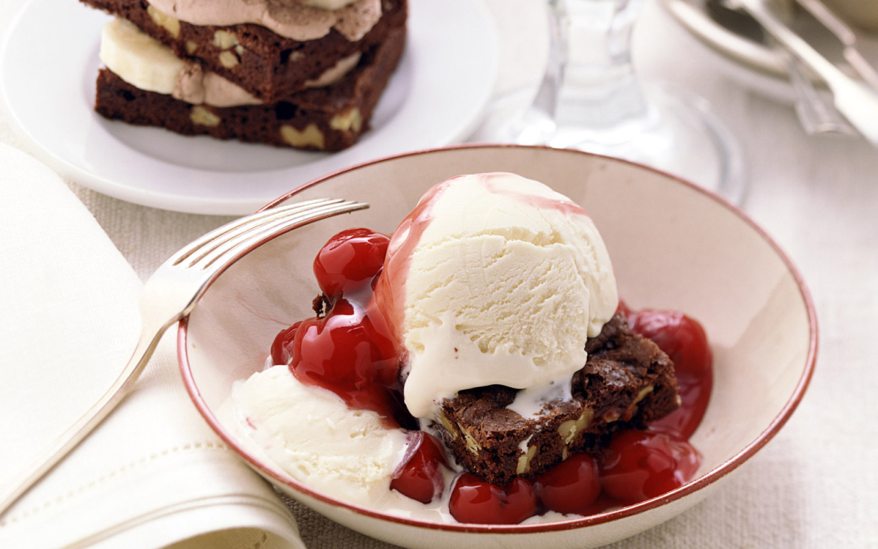 Пирог с мороженным