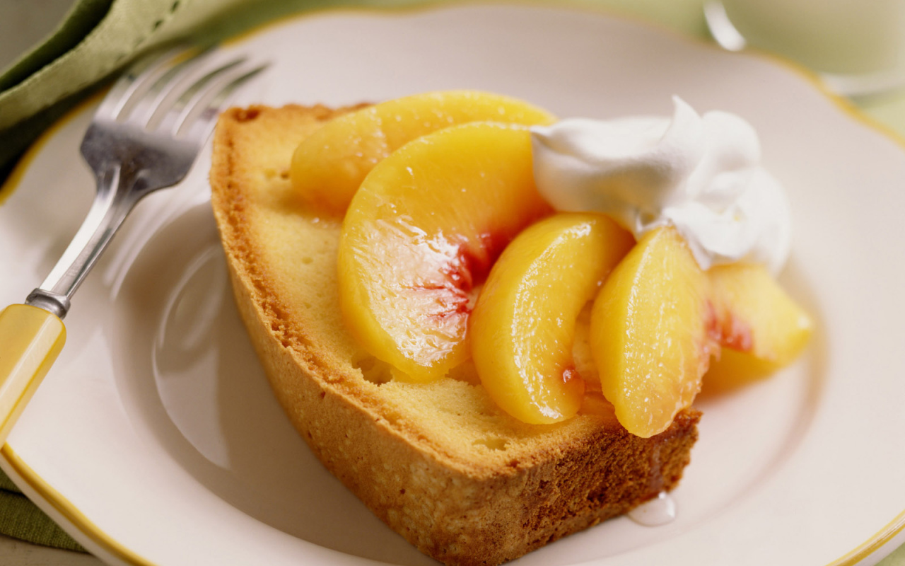 Персиковый пирог