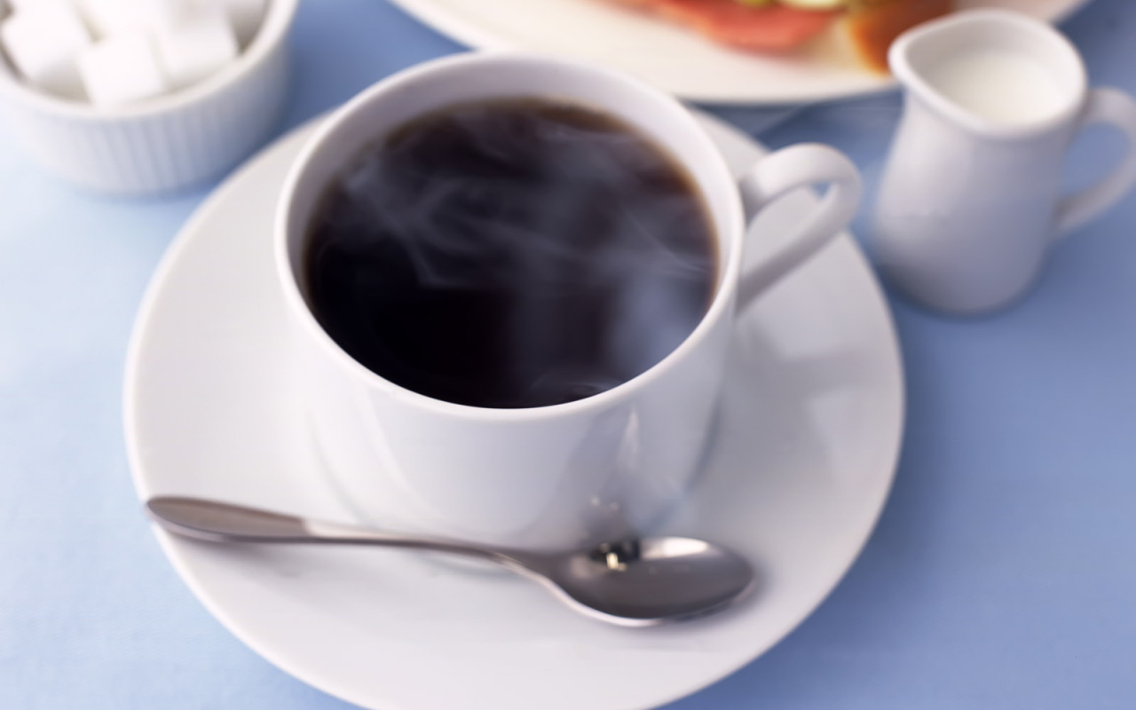 Чашка черного кофе
