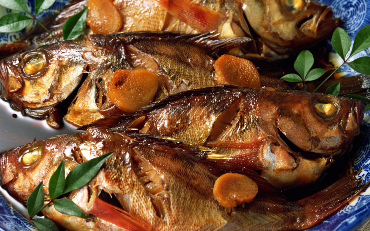 Рыба с яблоками