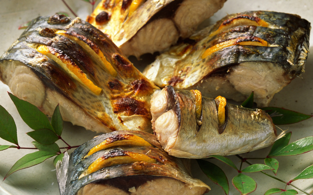 Рыба с лимоном