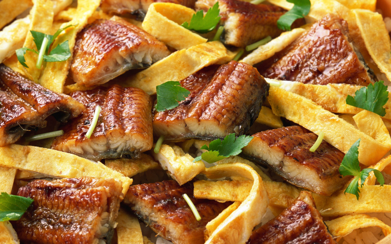 Рыба с рисом и сыром