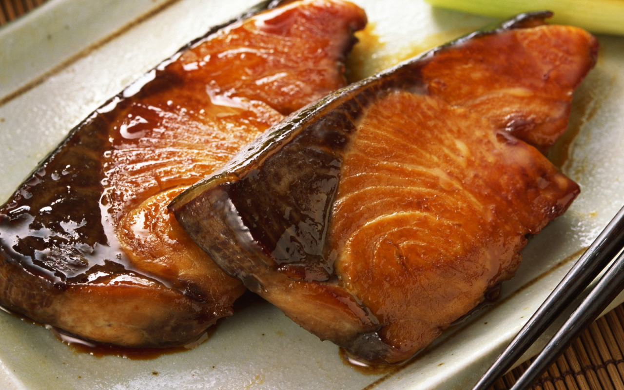 Обжаренные кусочки рыбы