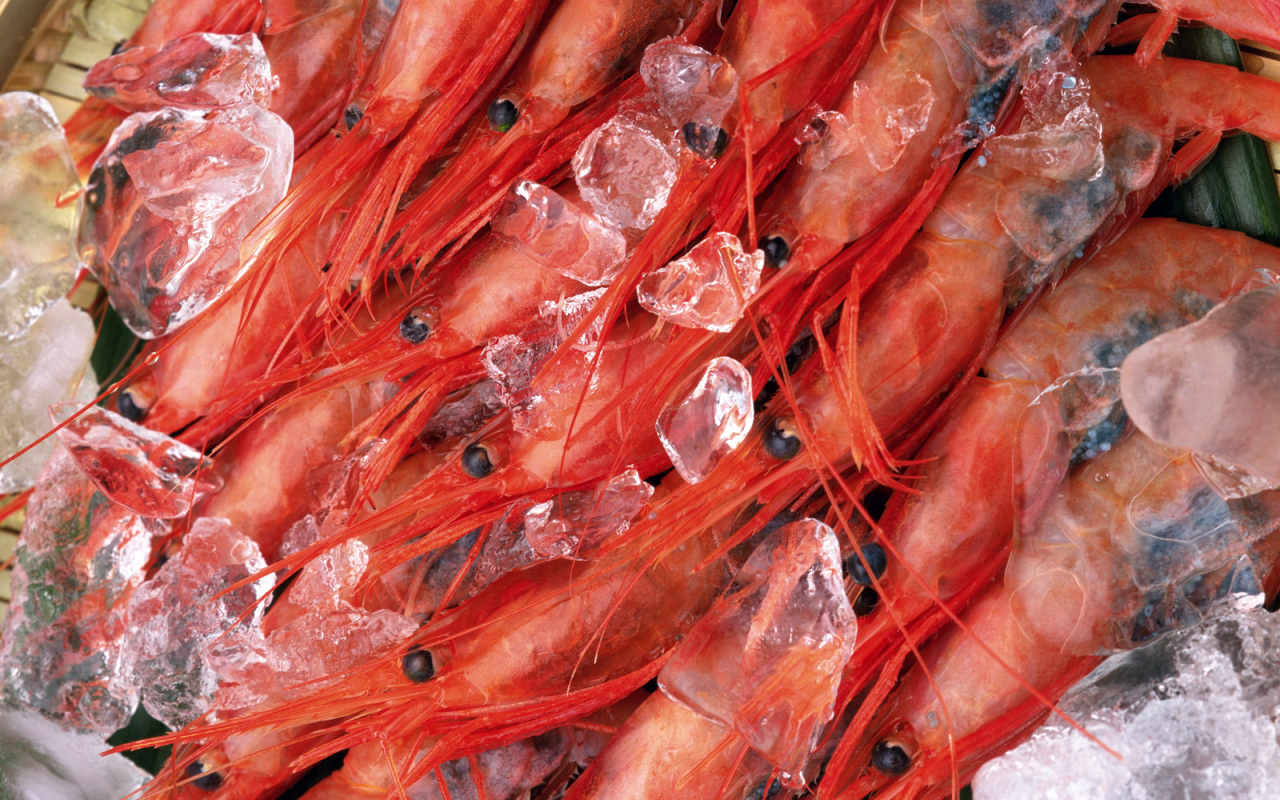 Замороженные креветки