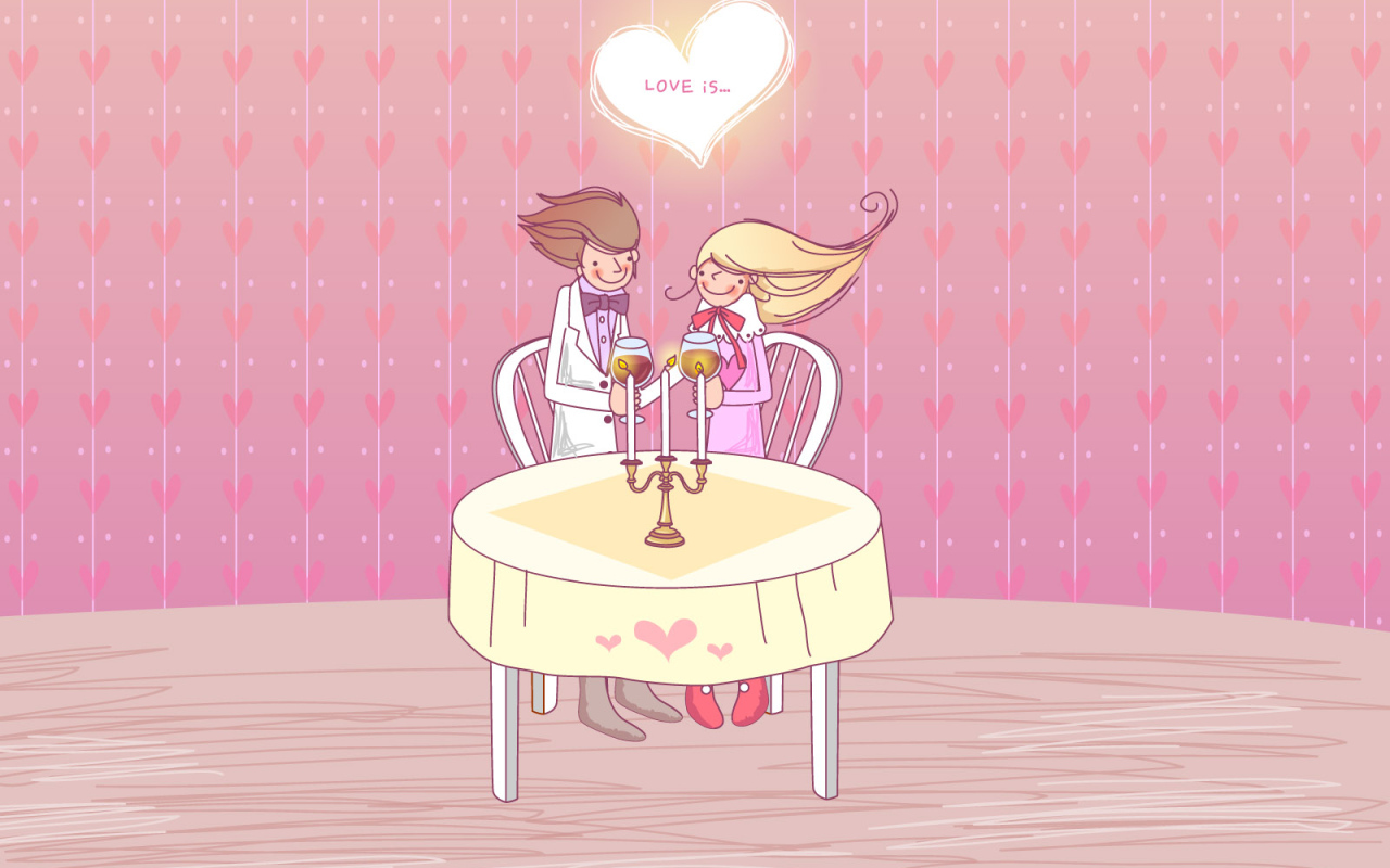 Ужин в День Святого Валентина