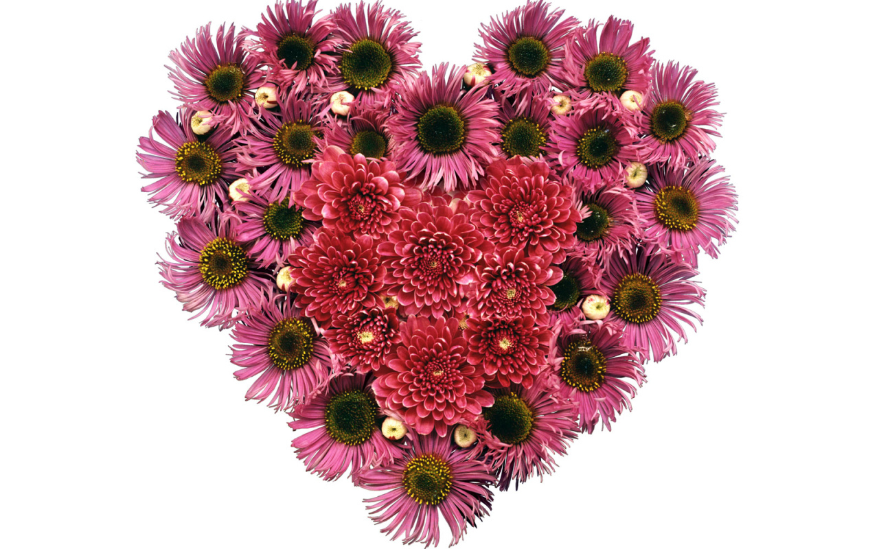 Цветочное сердце