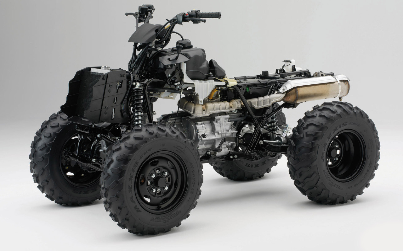 Внутренности Honda квадроцикл