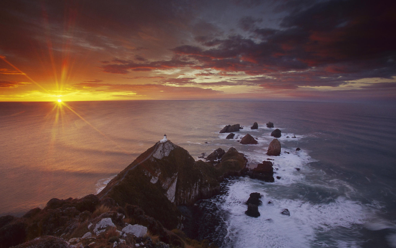 Закат на горизонте