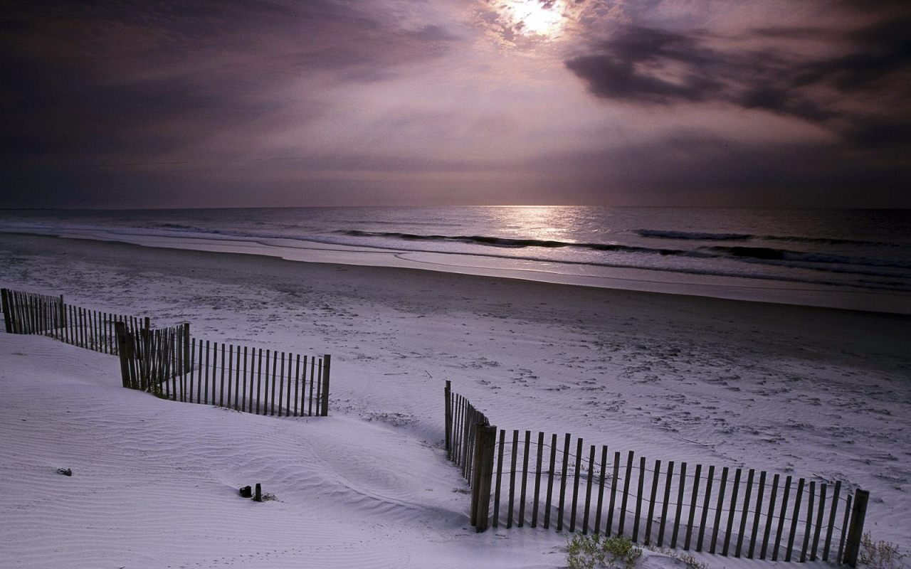 Рассвет на пляже