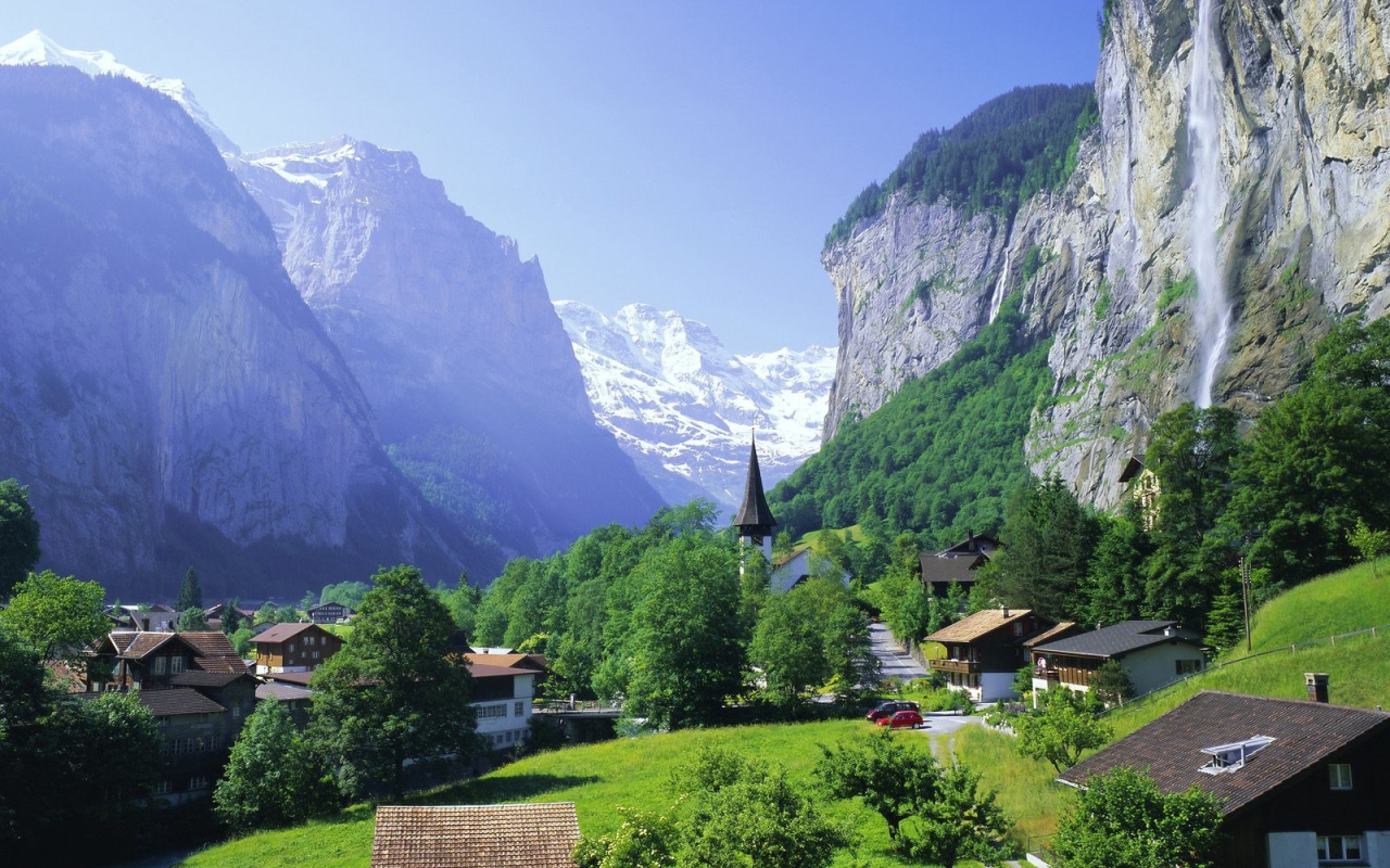 Деревня в горах