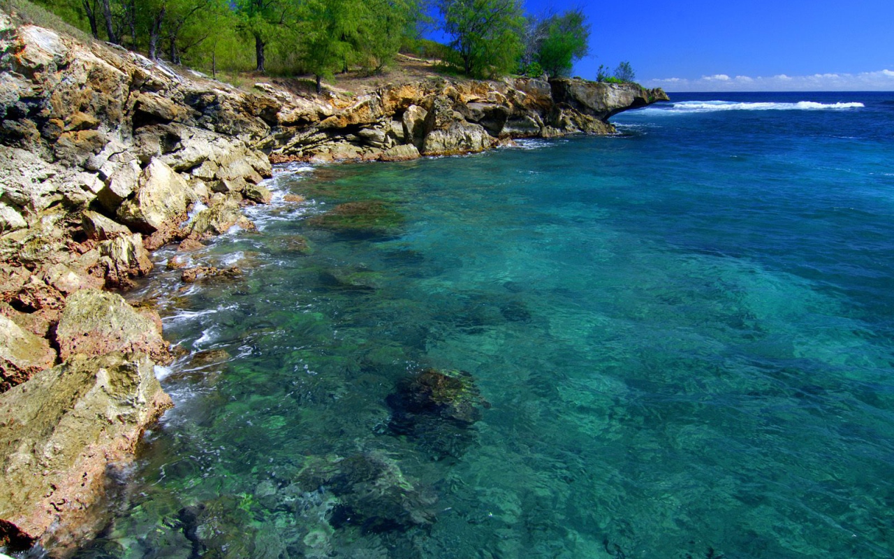 Скалистый берег