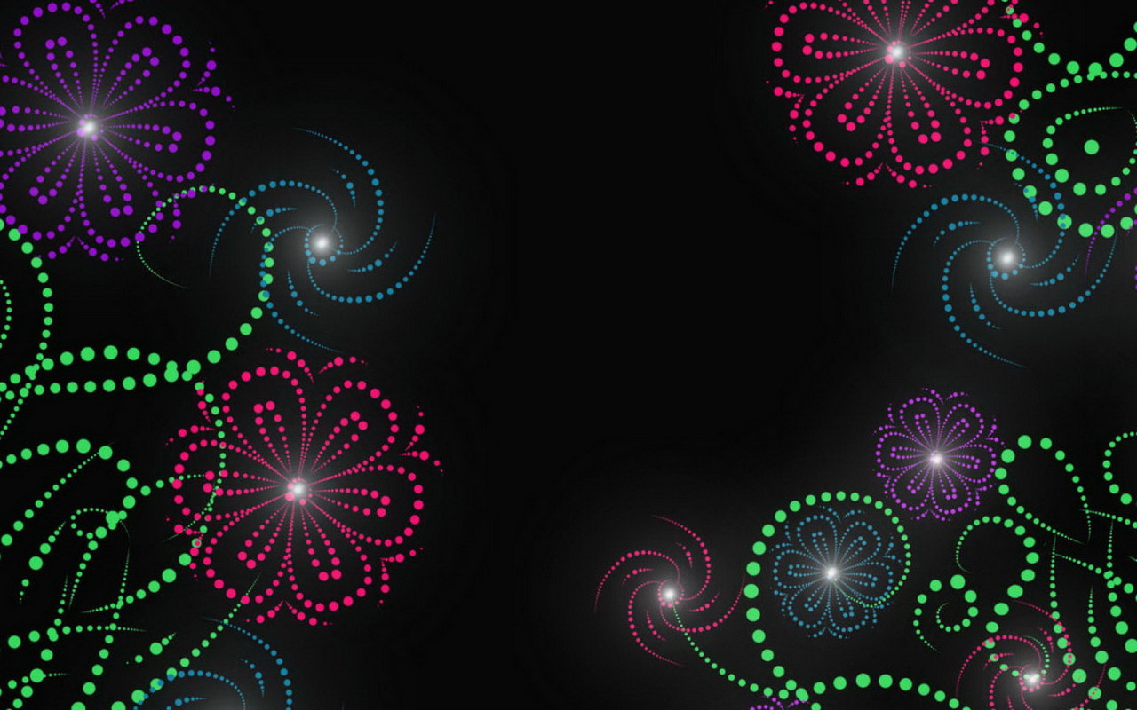 Цветы из света