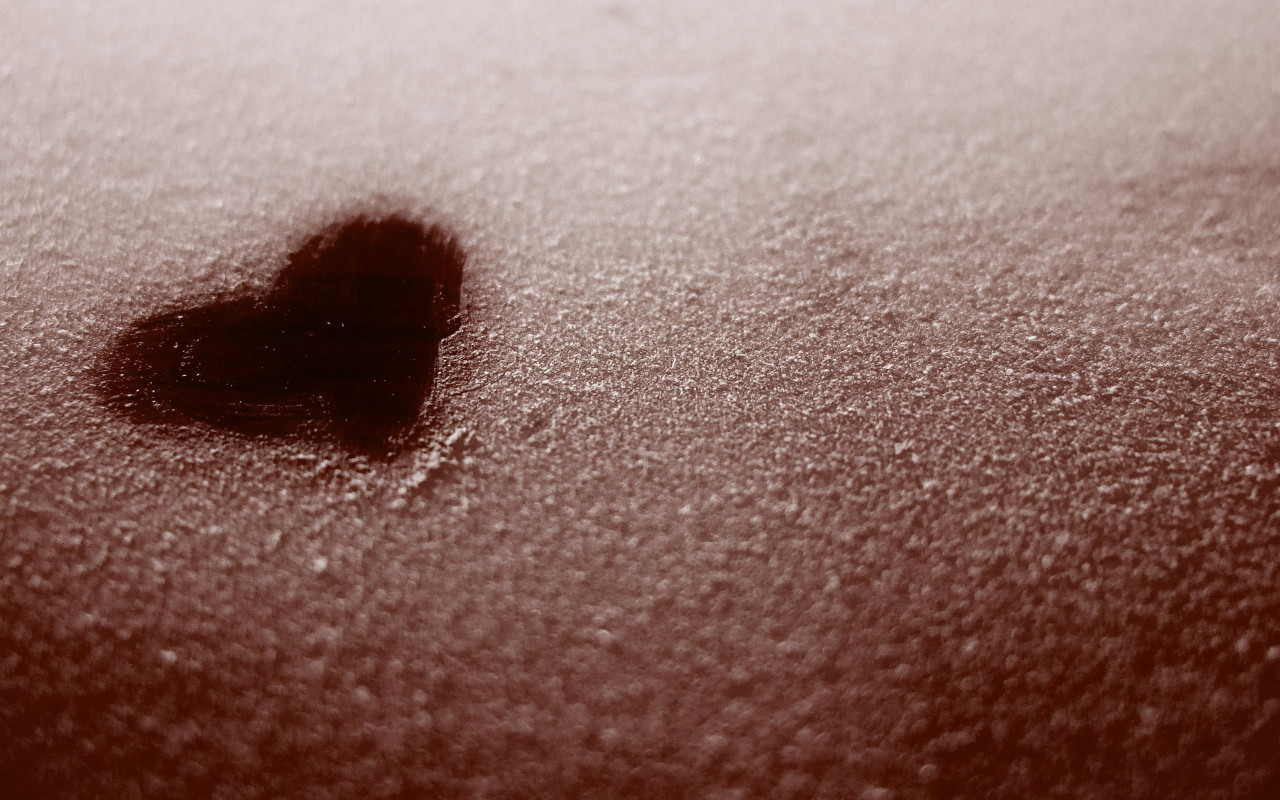 След на песке