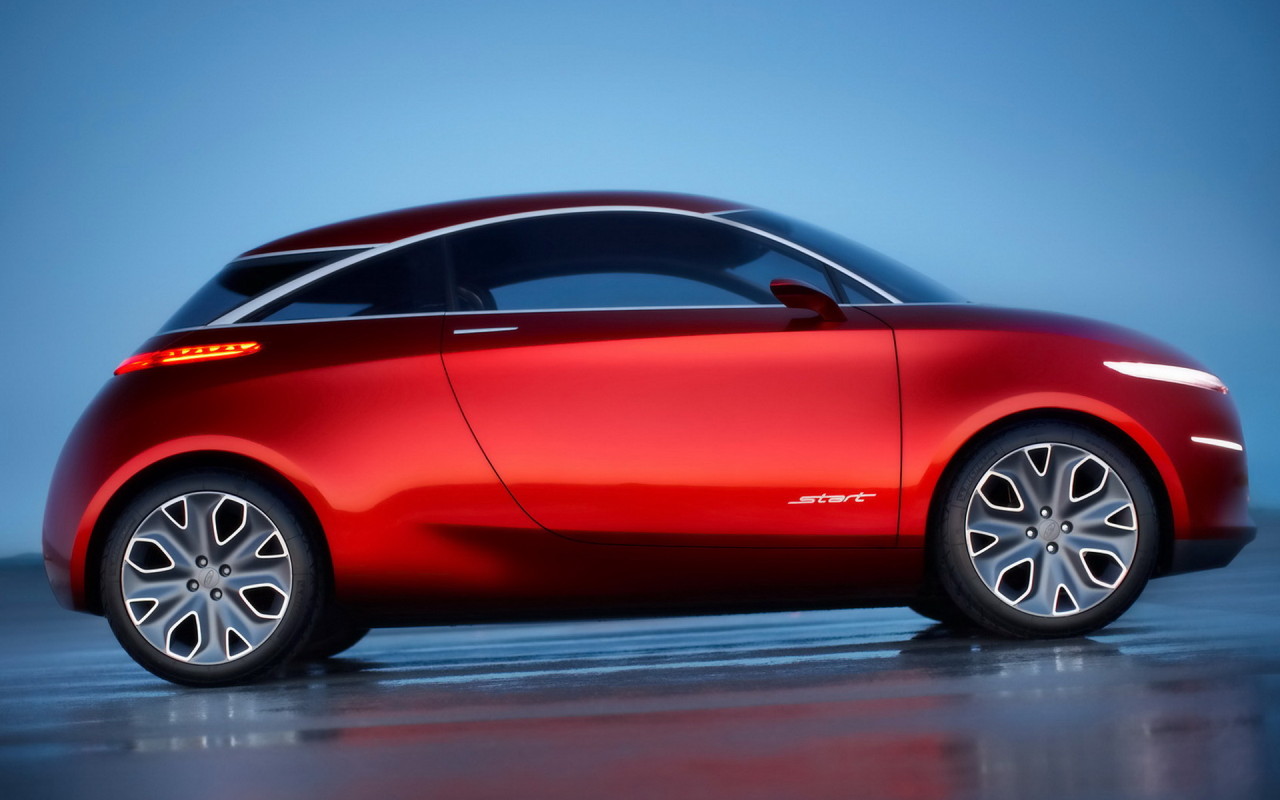 Форд Старт Концепт в красном цвете