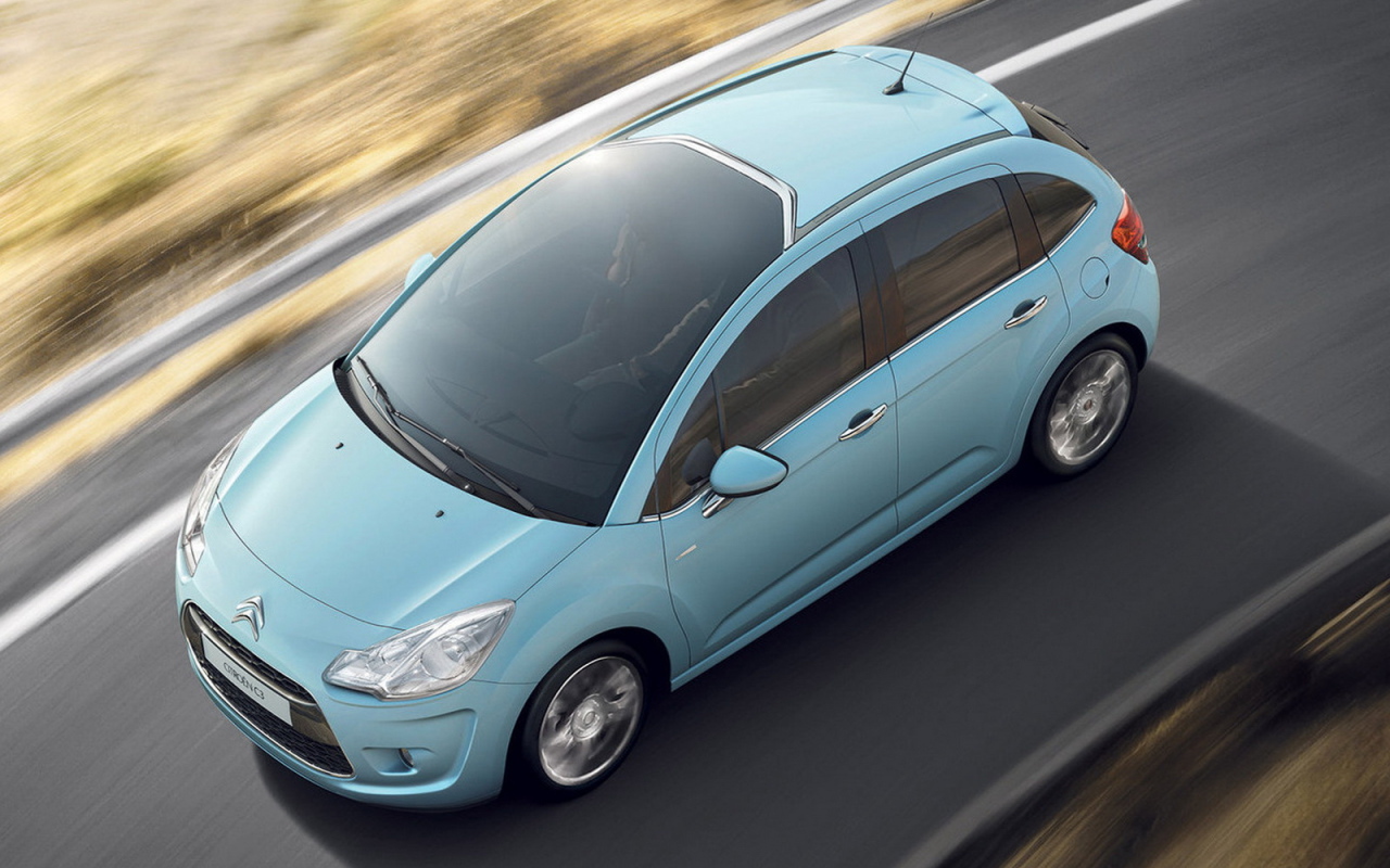 Ситроен С3 вид сверху