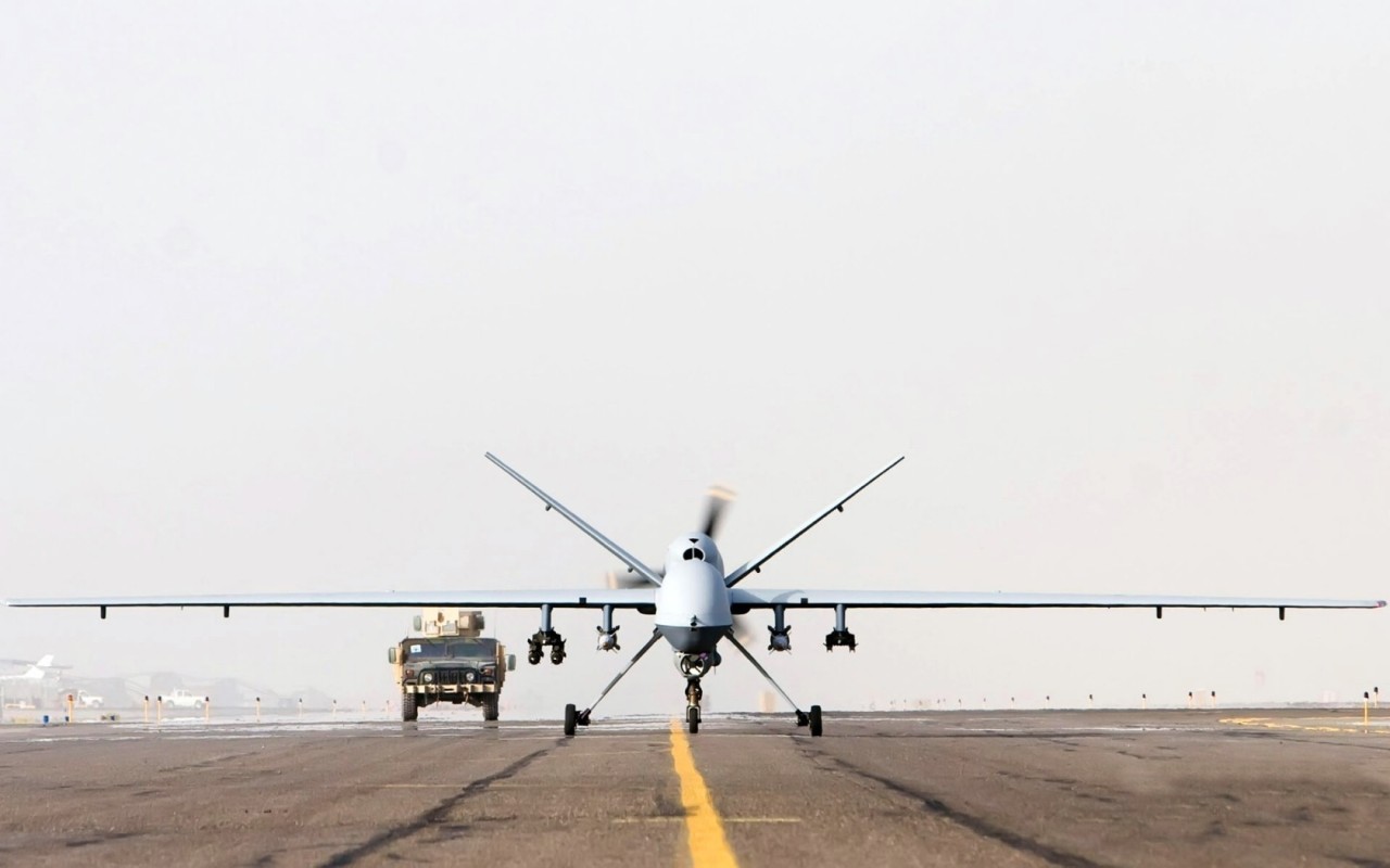 Взлет беспилотника