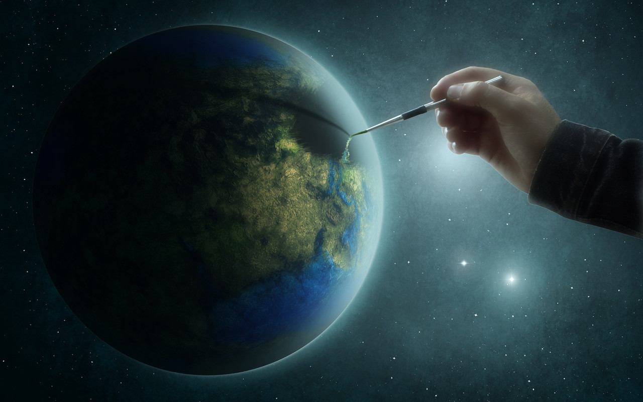 Художник Планета Кисть