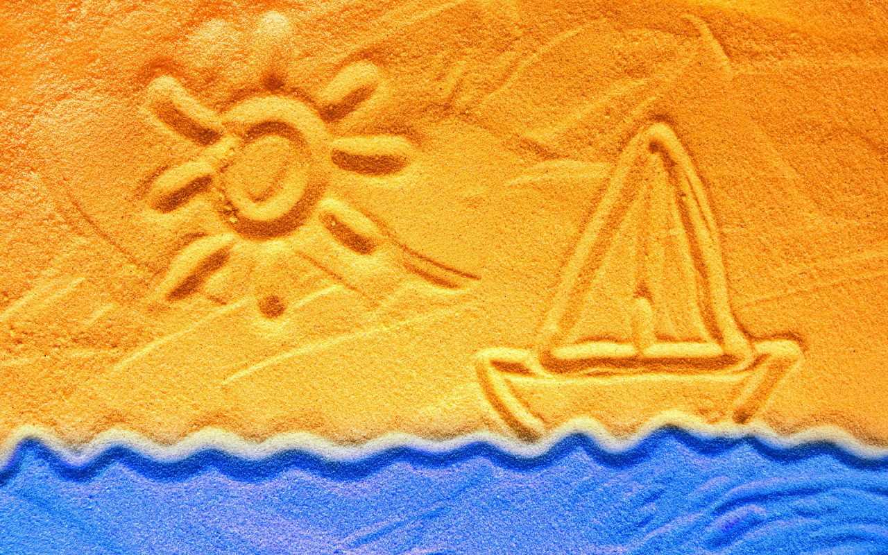 Песок и море