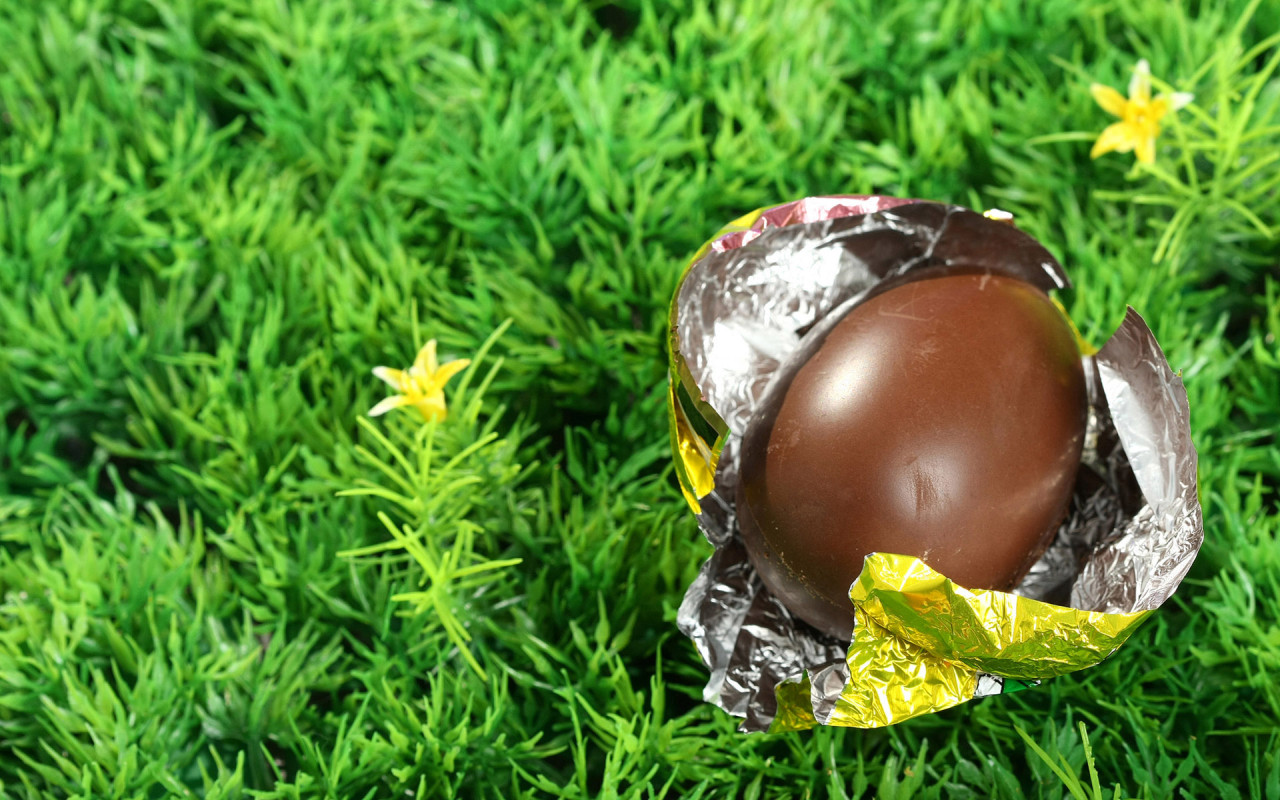 Шоколадное пасхальное яйцо