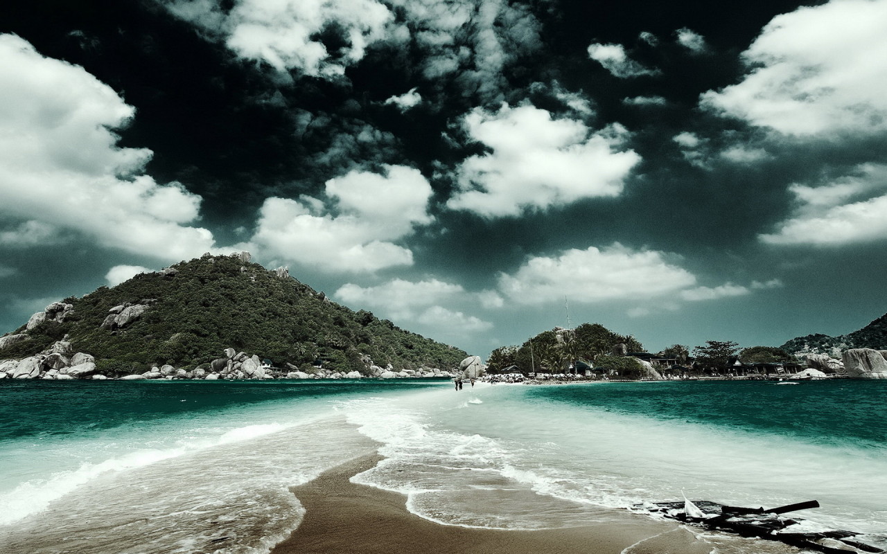 Мелководье между островами