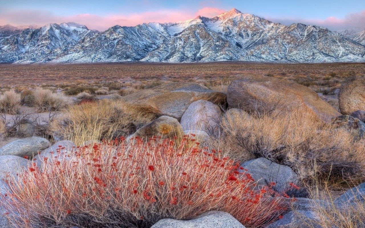 Горы среди пустыни