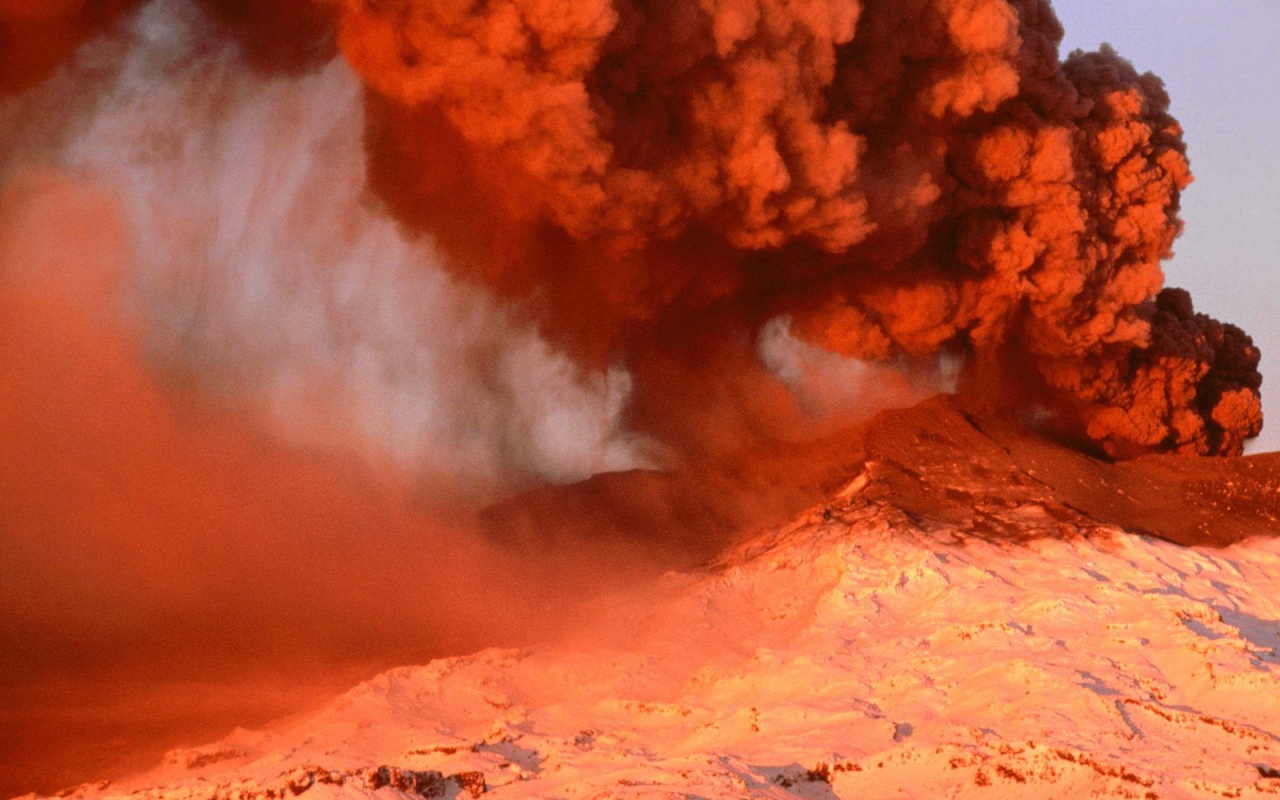 Вулканический пепел