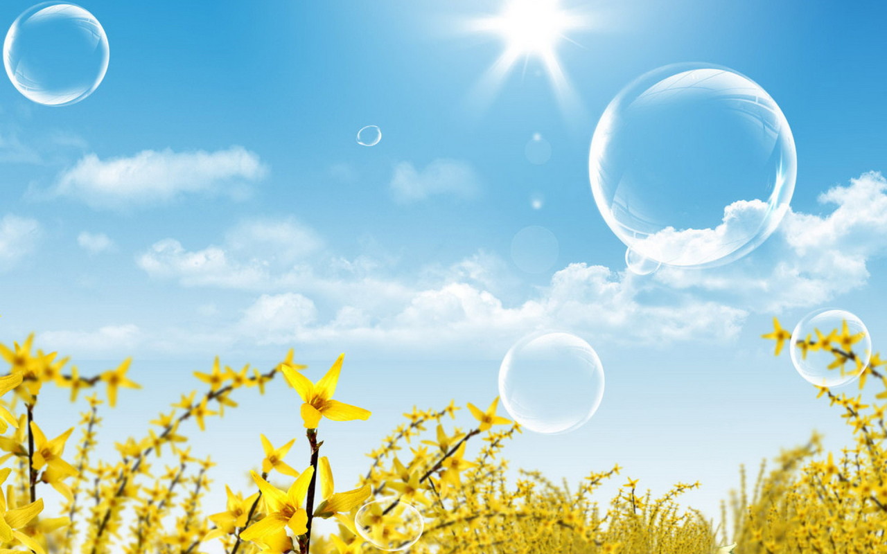 Пролетающие пузыри