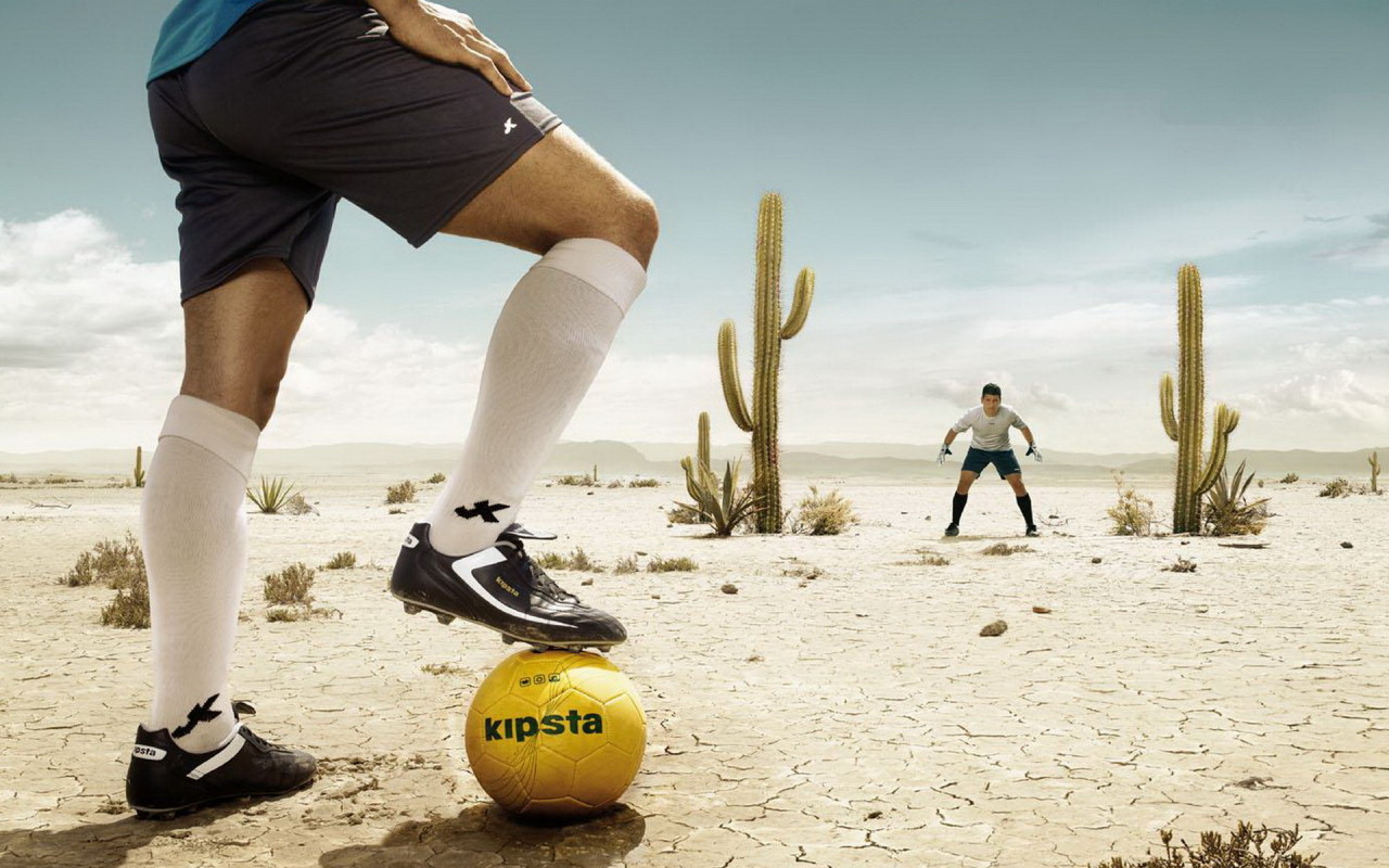 Футбол в пустыне