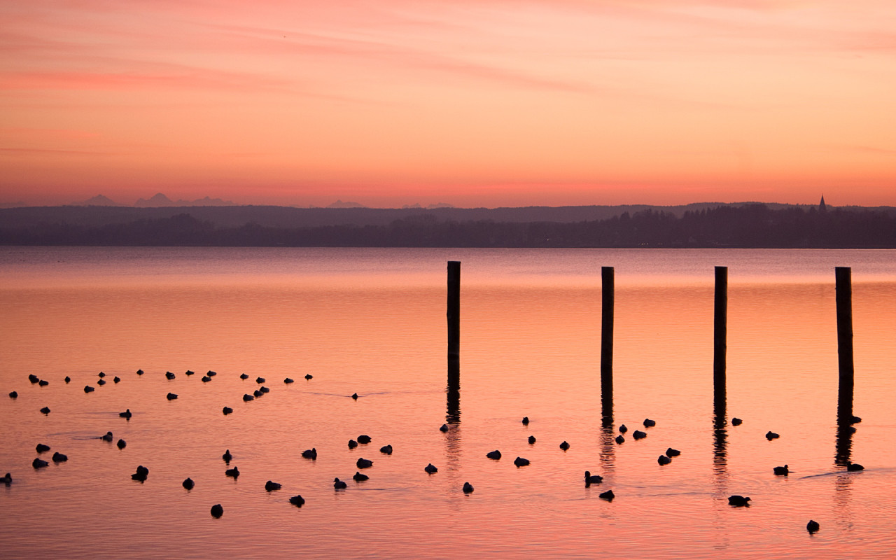 Красный закат