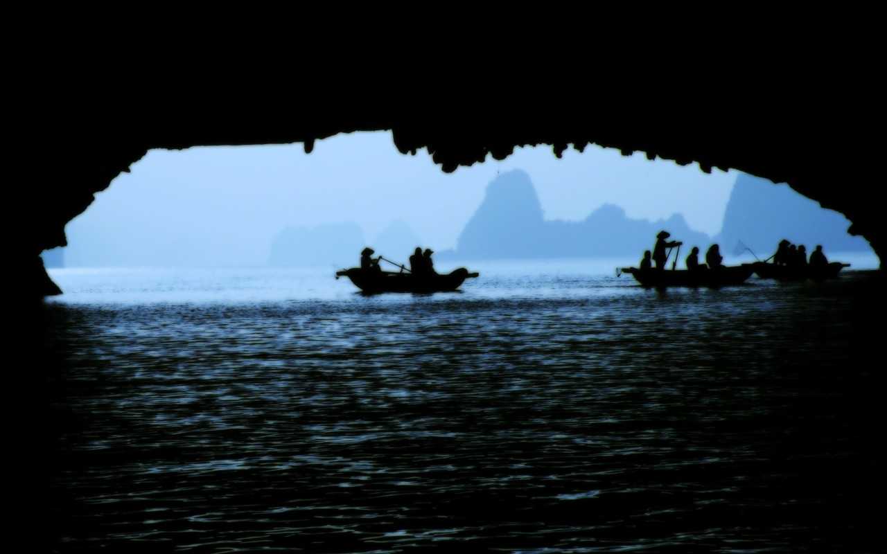 Халонг Бей Вид из пещеры