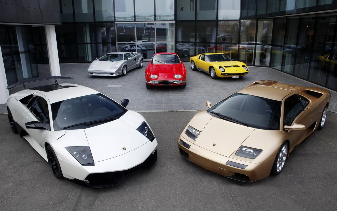 Different Lamborghinis