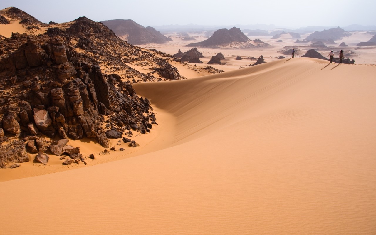 Sand dunes Libya