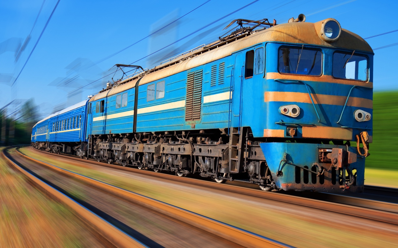 Старый поезд