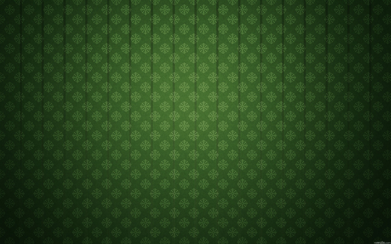 Зеленые снежинки