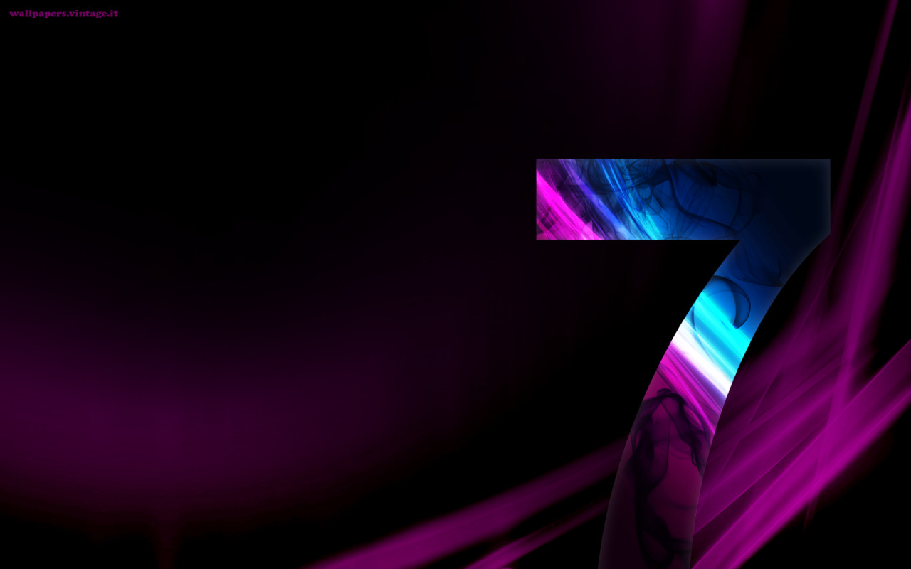 Фиолетовый Windows 7