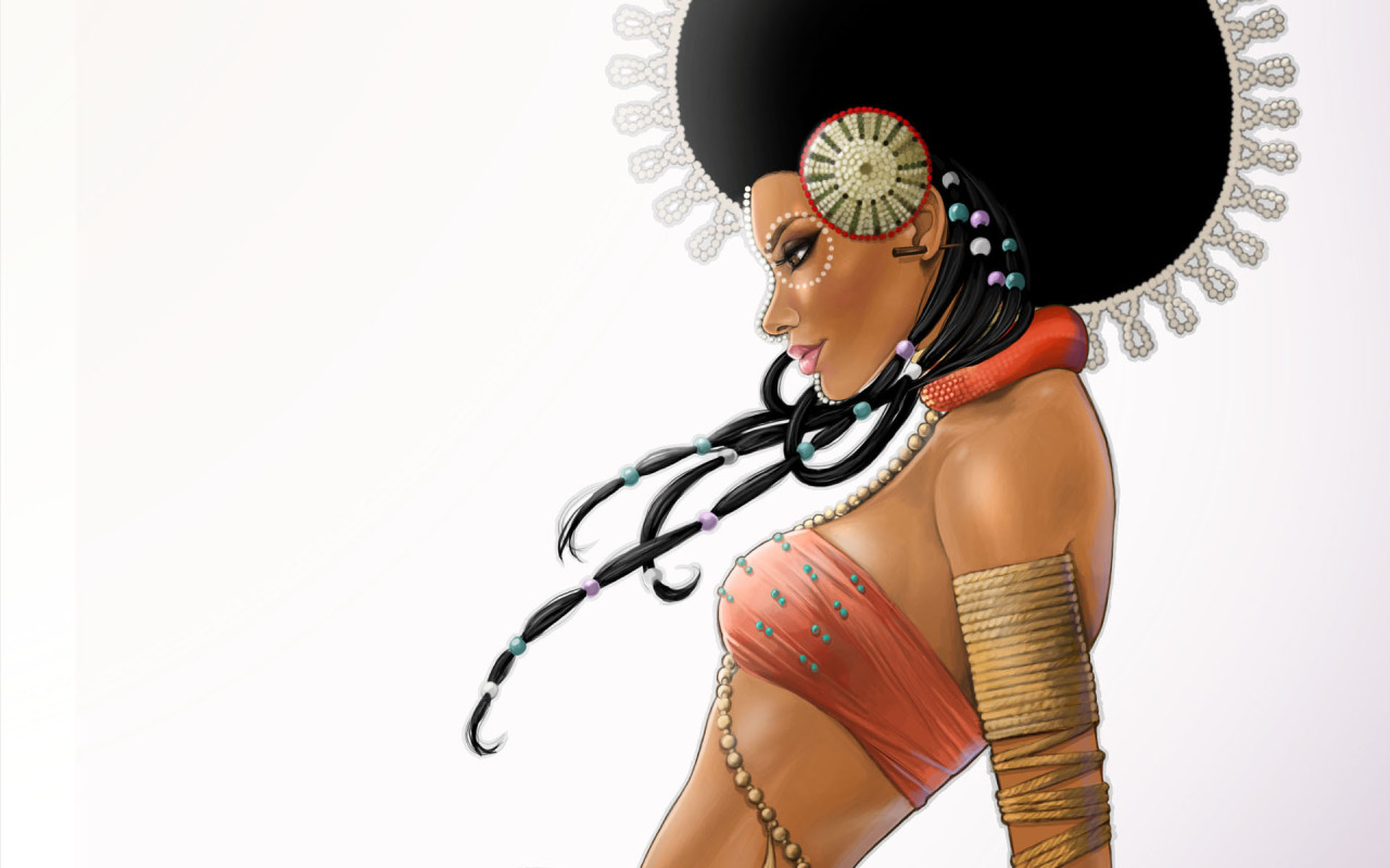 Африканская красотка