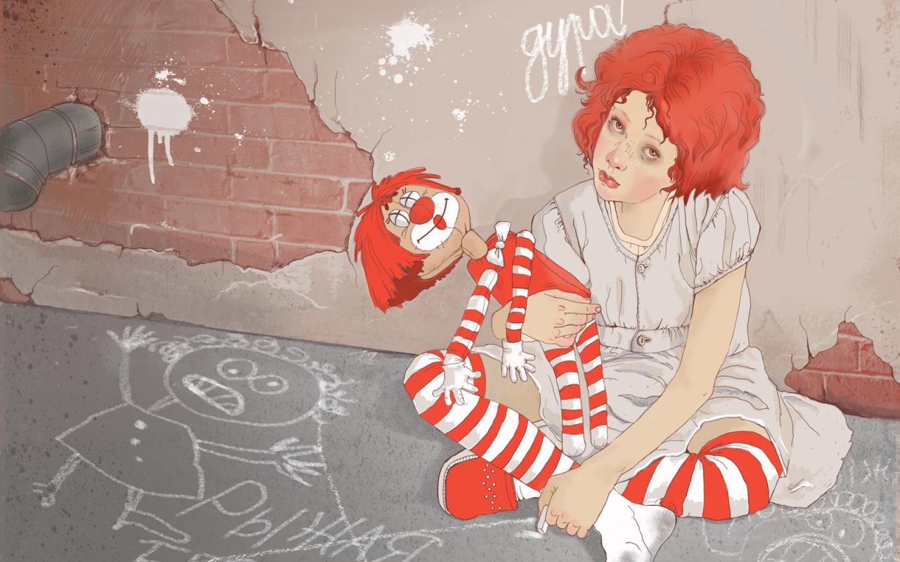 Рыжая девочка