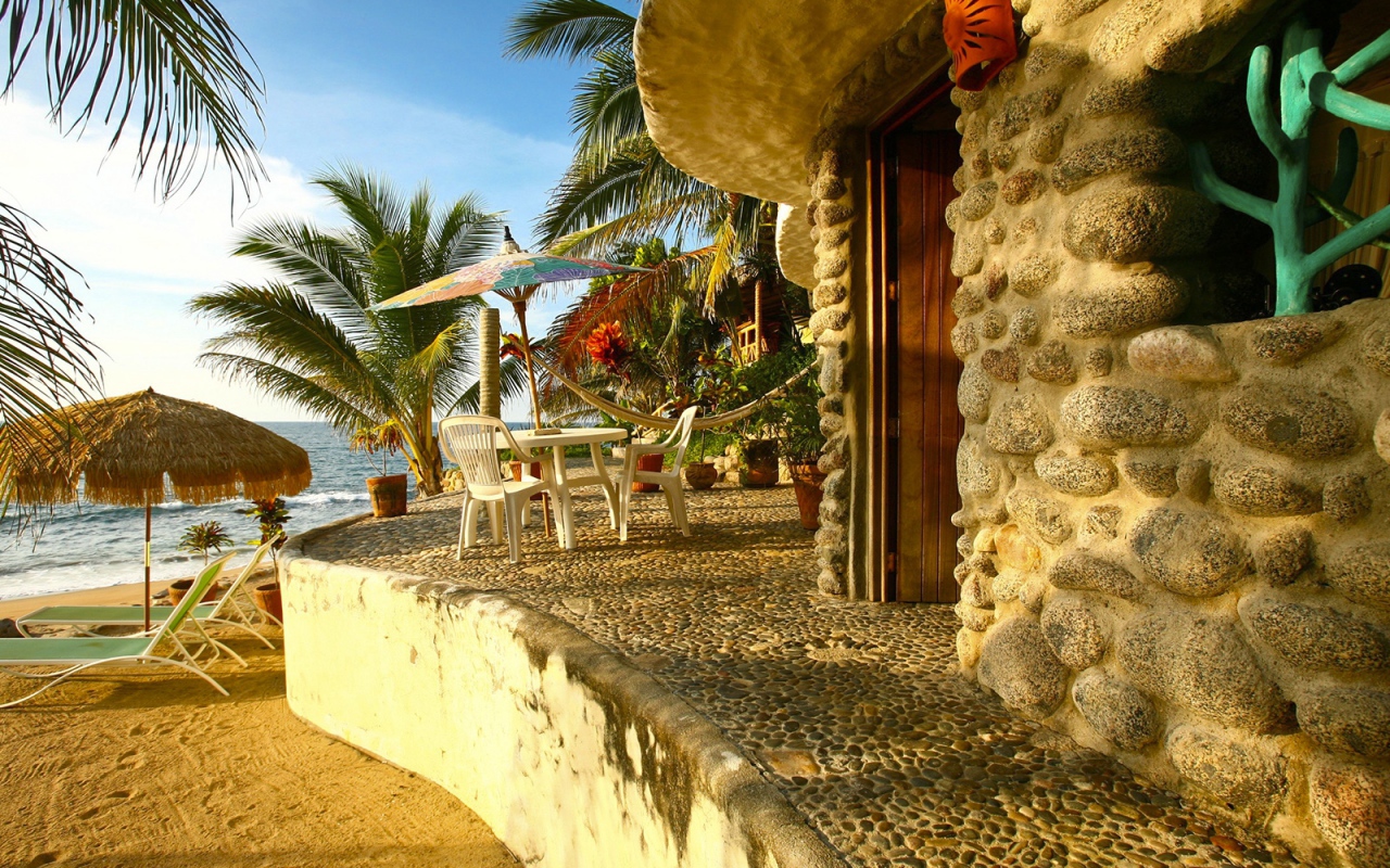 Утро на пляже