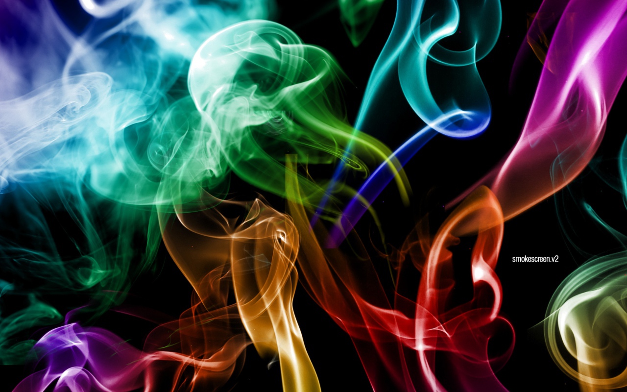 Разноцветный дым