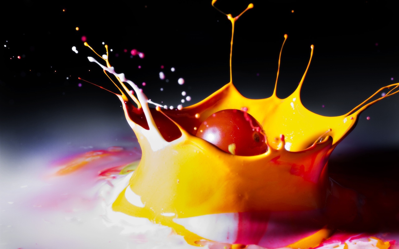 Шарик с краской