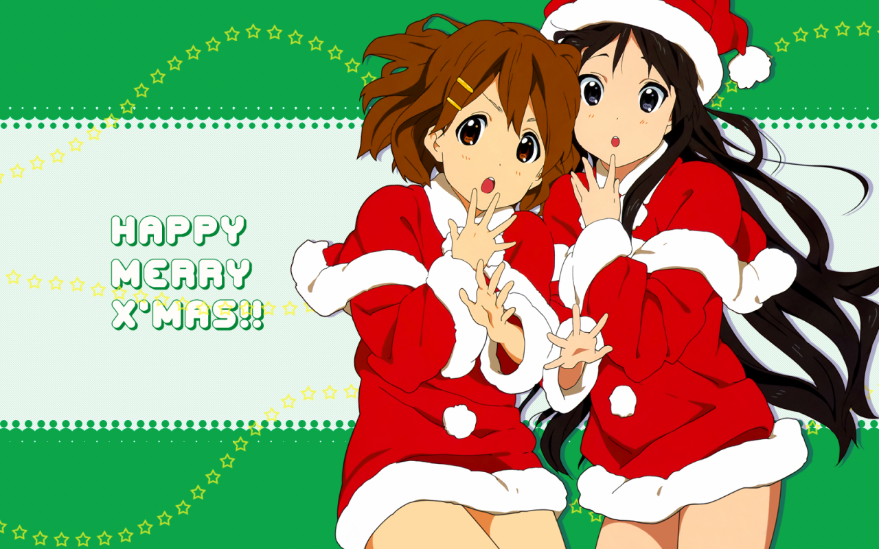 Девочки в наряде Санта клауса