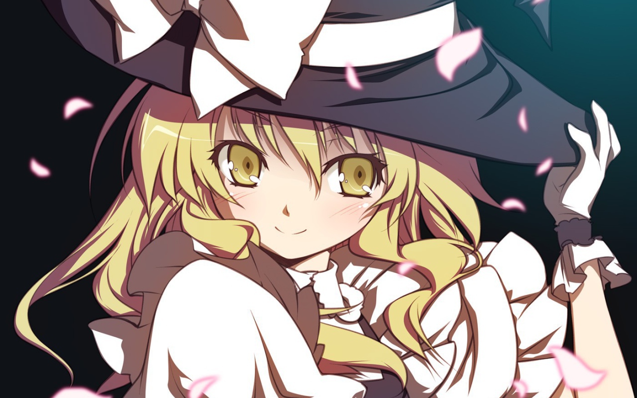 Девочка в большой шляпе