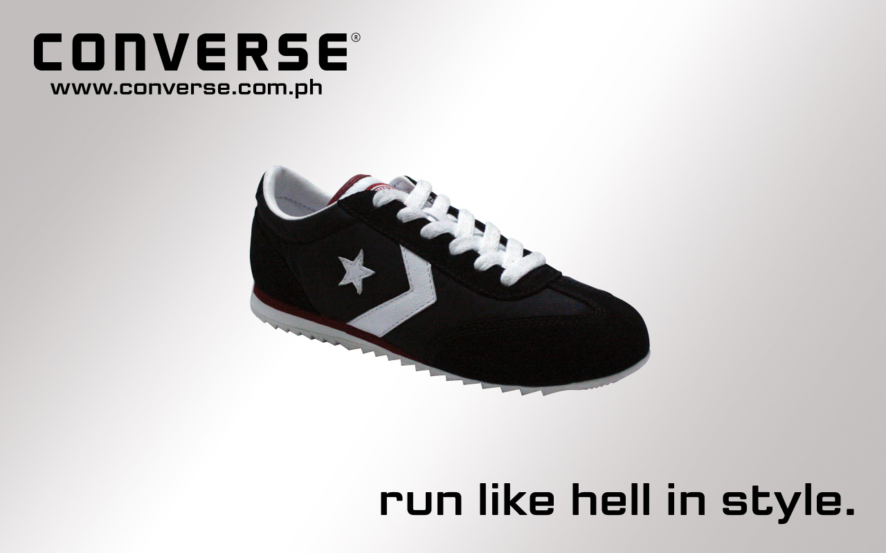 бежать с Converse