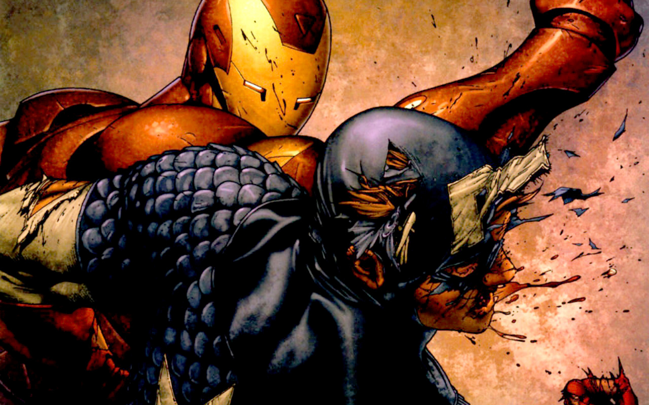 Капитан Америка против Железного Человека