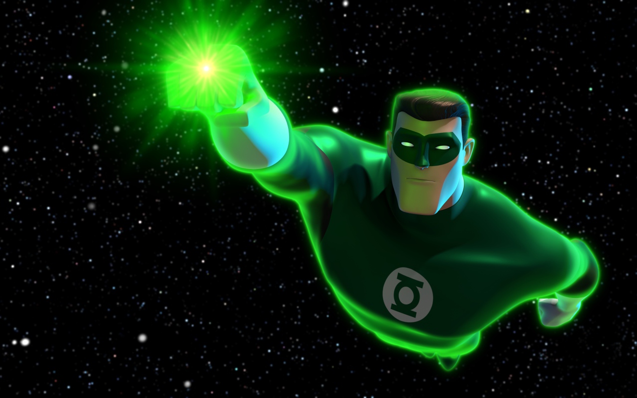 Зеленый Фонарь в пространстве