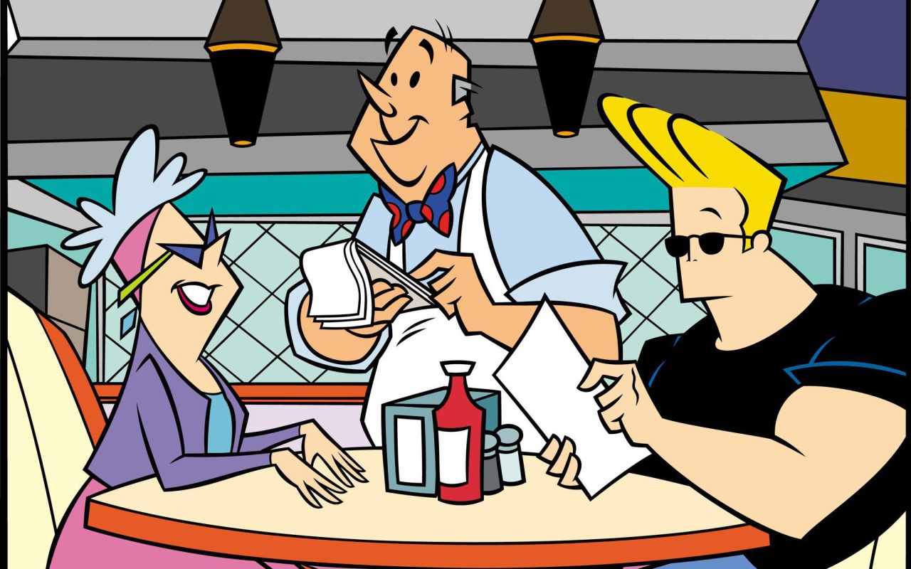 Джонни Браво в закусочной