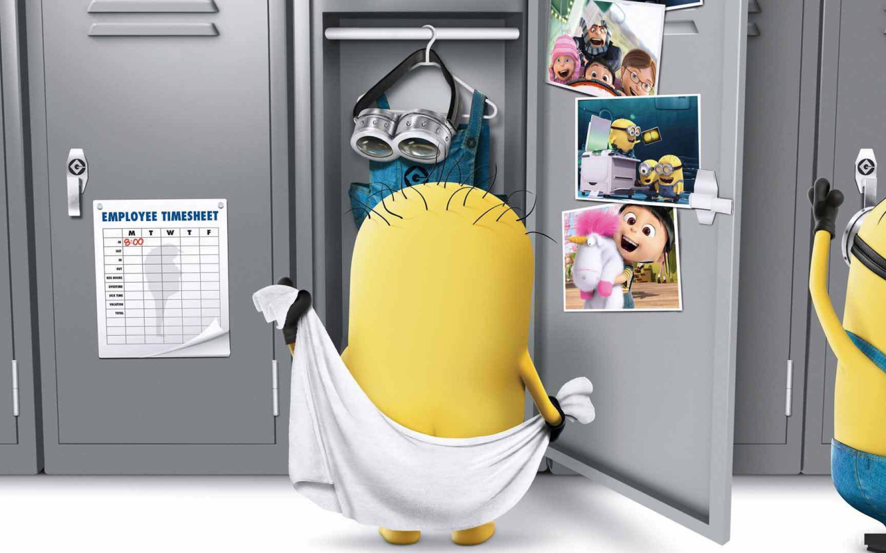 Миньоны после ванны